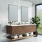 James Martin Vanities Marcello 72in Double Vanity, Chestnut w/ 3 CM White Zeus Top D200-V72-CSN-3WZ - alternate 4